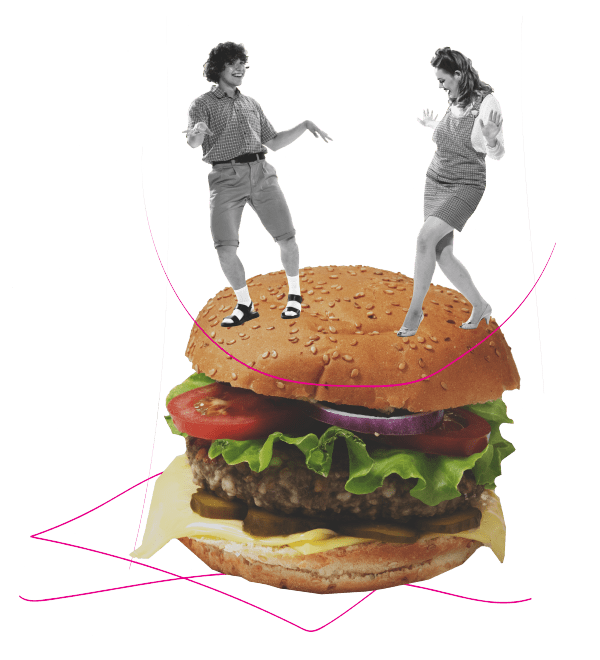 Events That Immerse - Image of two women dancing on a burger